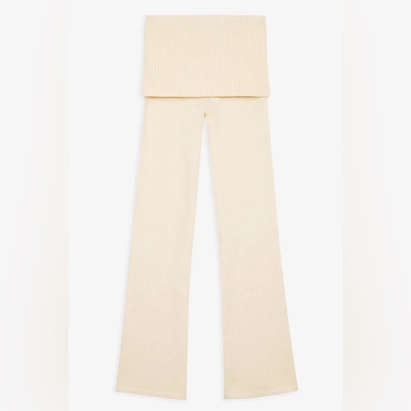 New Frankie's Bikinis Mason Cloud Knit Flare Pant 31804 - Picture 1 of 15